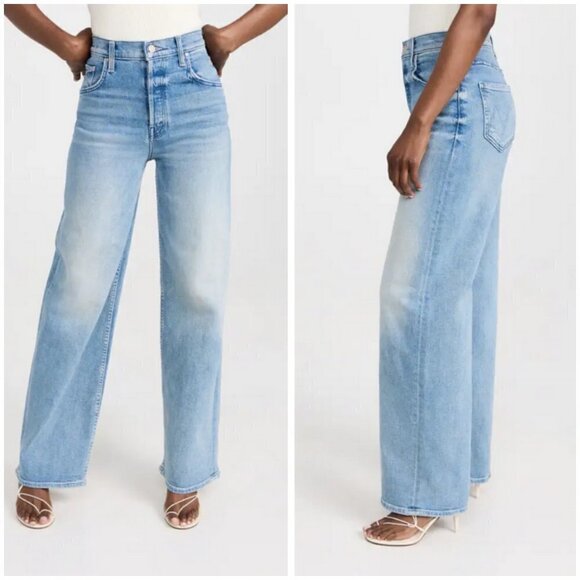 💕MOTHER💕 High Waisted Spinner Skimp Jeans ~ Fish Out of Water 29 NWT - Picture 6 of 17